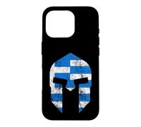 Custodia per iPhone 16 Pro Gladiatori greci Spartan Casco Grecia Sparta