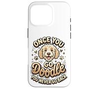 Custodia per iPhone 16 Pro Goldendoodle Mom Goldendoodle Dad Once You Go Doodle Proprietario