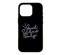 Custodia per iPhone 16 Pro Good Vibes Only Lavender Garden Fragranza Pianta