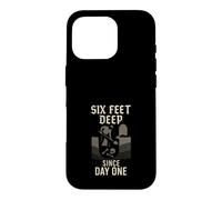 Custodia per iPhone 16 Pro Gravedigger Cimitero Operaio Scavare Graves Graveyard Crew