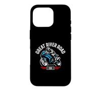 Custodia per iPhone 16 Pro Great River Road USA Design Moto