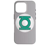 Custodia per iPhone 16 Pro Green Lantern Circle Logo Distressed