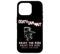 Custodia per iPhone 16 Pro Grim Reaper Skateboard Skater Streetwear