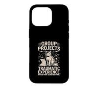 Custodia per iPhone 16 Pro Gruppo Progetti Esperienza Traumatica Umorismo gatto