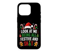 Custodia per iPhone 16 Pro Guardami mentre sono tutta festosa e un Natale merdamente divertente
