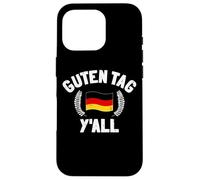 Custodia per iPhone 16 Pro Guten Tag Y'all Biergarten Germany Flag German Beer Festival