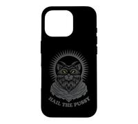 Custodia per iPhone 16 Pro "Hail the Pussy" Goth Satan Clothing Gothic Hail Satan