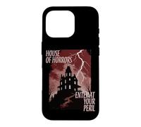 Custodia per iPhone 16 Pro Halloween Haunted House Of Horrors Entra a tuo rischio e pericolo
