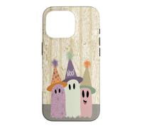 Custodia per iPhone 16 Pro Halloween Tre Fantasmi Divertimento