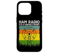 Custodia per iPhone 16 Pro Ham Radio It's A Contact Sport Continuous Wave Amateur Radio