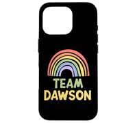 Custodia per iPhone 16 Pro Happy Colorful Team Dawson Rainbow Pride Green Yellow