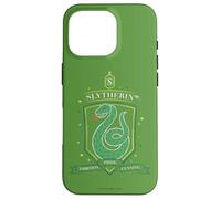 Custodia per iPhone 16 Pro Harry Potter Hand Drawn Slytherin Shield
