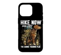 Custodia per iPhone 16 Pro HIKE NOW NAP LATER THE CANINE TRAINING PLAN
