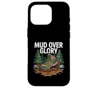Custodia per iPhone 16 Pro Hiking Trail Trekking Mud Over Glory Boot