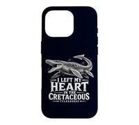 Custodia per iPhone 16 Pro Ho lasciato il mio cuore nel Cretaceo Tylosaurus Rex Mosasaur