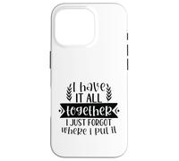 Custodia per iPhone 16 Pro Ho tutto insieme, non so dove l'ho messo