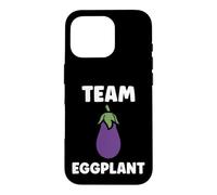 Custodia per iPhone 16 Pro Humor food eggplant simple team eggplant
