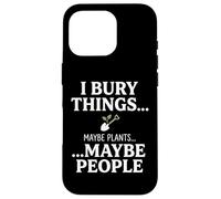 Custodia per iPhone 16 Pro I Bury Things Maybe Plants Maybe People Funny Frog
