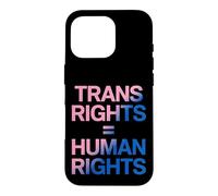 Custodia per iPhone 16 Pro I diritti trans sono diritti umani uguaglianza LGBTQ