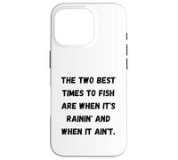 Custodia per iPhone 16 Pro I due momenti migliori per pescare sono quando piove e quando