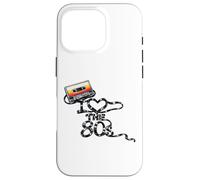 Custodia per iPhone 16 Pro I Heart the 80s Music Cassette Nostalgic Loose Unwound Tape