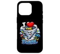 Custodia per iPhone 16 Pro I Heart The Swirl Funny Storm Chaser