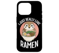 Custodia per iPhone 16 Pro I Just Really Love Ramen Sparrow Noodles Bowl Cup Soup Japan