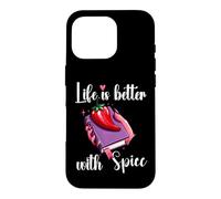 Custodia per iPhone 16 Pro I Like My Books Spicy Romance Book Life is Better with Spice