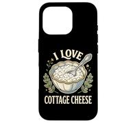 Custodia per iPhone 16 Pro I Love Cottage Cheese