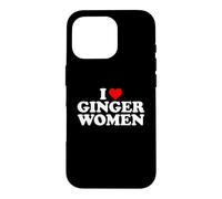 Custodia per iPhone 16 Pro I Love Ginger Women