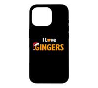 Custodia per iPhone 16 Pro I Love Gingers Natale