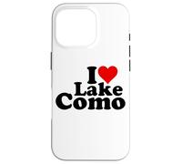 Custodia per iPhone 16 Pro I LOVE HEART LAKE COMO LOMBARDIA ITALIA