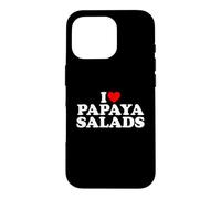 Custodia per iPhone 16 Pro I Love Papaya Salad