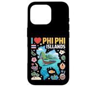 Custodia per iPhone 16 Pro I Love Phi Phi Islands Thailandia Viaggio Souvenir