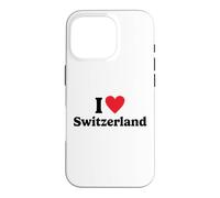 Custodia per iPhone 16 Pro I love Switzerland