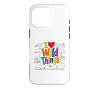 Custodia per iPhone 16 Pro I Love Wild Things Wildlife Nature Animal Lover