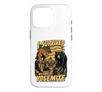 Custodia per iPhone 16 Pro I Survived My Trip To Yosemite Funny Tourist Souvenir