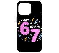 Custodia per iPhone 16 Pro I Was 6 Now I'm 7 Funny 7th Birthday Girl Party