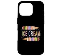 Custodia per iPhone 16 Pro Ice Cream T shirt Birthday Decorations Gift Ice Cream Maker