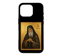 Custodia per iPhone 16 Pro Icona ortodossa di San Giuseppe Esicasta