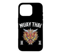 Custodia per iPhone 16 Pro Il Demone Leone E La Muay Thai