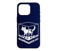 Custodia per iPhone 16 Pro Il gatto di Double Schrodinger Dead & Alive Quantum Physics