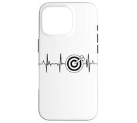 Custodia per iPhone 16 Pro Il mio cuore batte per l'amante freccette Battito del cuore