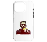 Custodia per iPhone 16 Pro Il mostro di Frankenstein mangia un taco, comico horror Food Mashup