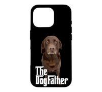 Custodia per iPhone 16 Pro Il padre del cane Brown Labrador Chocolate Retriever Lab Dad