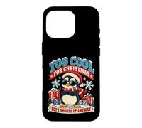 Custodia per iPhone 16 Pro Il pinguino divertente è troppo bello per Natale ma mi sono
