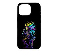 Custodia per iPhone 16 Pro Illustrazione astratta della figura mistica di danza