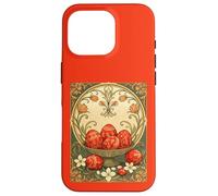 Custodia per iPhone 16 Pro Illustrazione decorativa dell'uovo di Nowruz dei tesori di Haft-Sin