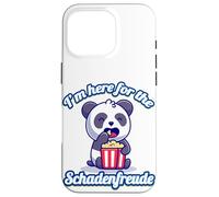 Custodia per iPhone 16 Pro I'm Here For The Schadenfreude - Simpatico panda sarcastico