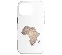 Custodia per iPhone 16 Pro Impronta digitale dell'Africa della melanina
